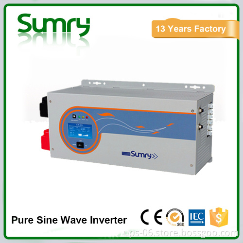 CE Certificated Pure Sine Wave Inverter 24V To 220V 1KW-6KW, With Battery Charger